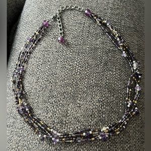 Pretty purple necklace